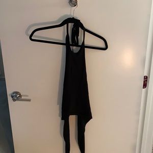 Black backless Zara Shirt